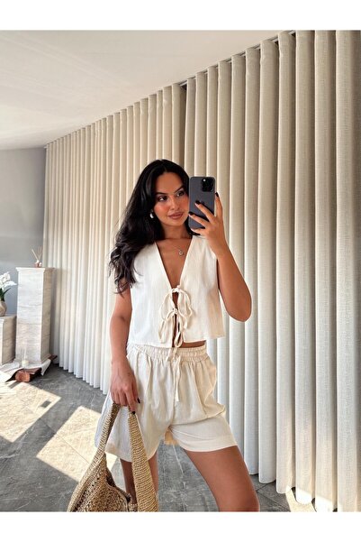 mydukkan.co Linen Suit with Shorts