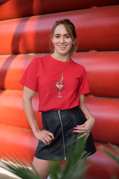 Butik Συγγνώμη, είμαι απασχολημένος/α, Μπλουζάκι με στάμπα / Γυναικείο πολύχρ...