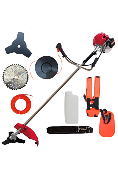 Campion Motocoasa pe benzina RedPower 8.5 CP, 52 CC, disc 3T, ham inclus, 25....