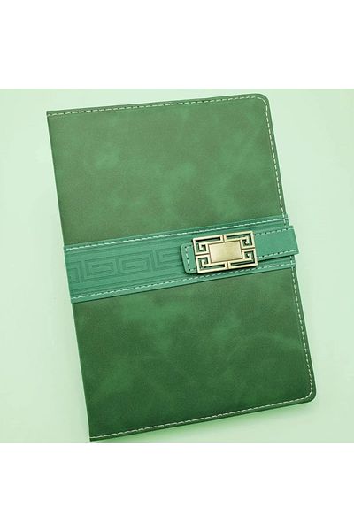 PRATİKOBA Lined Notebook with Leather Cover