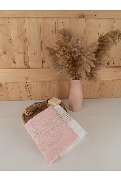 Baveno Cotton Double 50X80 cm Striped Color Modern Towel Set