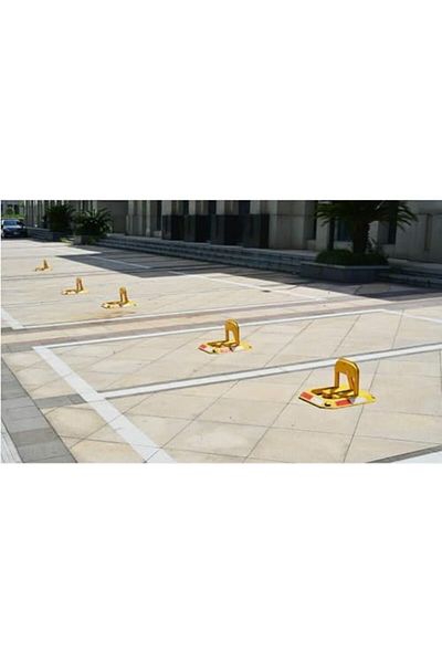 Generic Manual Parking Lock, Heavy-Duty Metal Base, Waterproof, 46x30x55cm