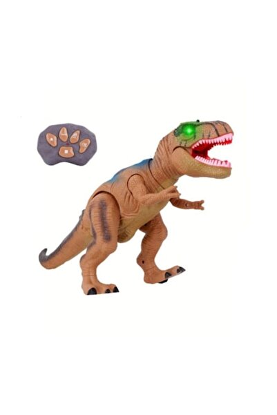 MASHASHOP Jucărie dinozaur Tyrannosaurus Rex cu telecomandă, sunet și lumină,...