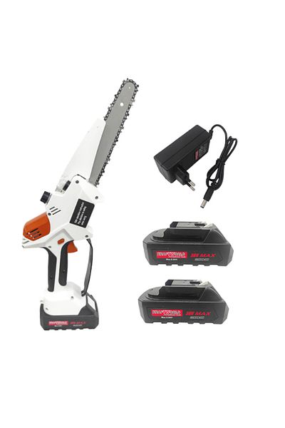 OEM MiniFierastrau cu 2 acumulatori, KrafTWorld, iluminare led, ungere automata, 20 V, 3.5 Ah