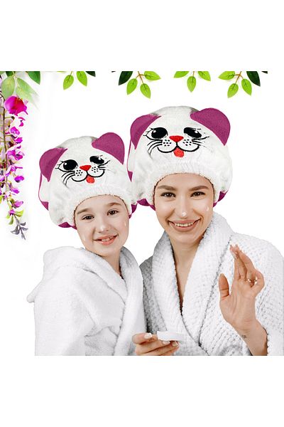 havlubanyobone Hair Drying Towel Bath Shower Cap
