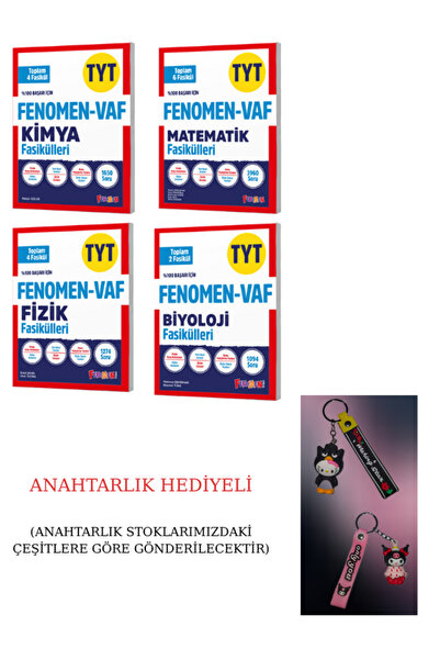 Fenomen Yayıncılık FENOMEN TYT VAF BIYOLOJI-FİZİK-MATEMATİK-KİMYA FASIKÜL SET...