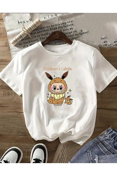 herkesemoda Printed Basic T-Shirt