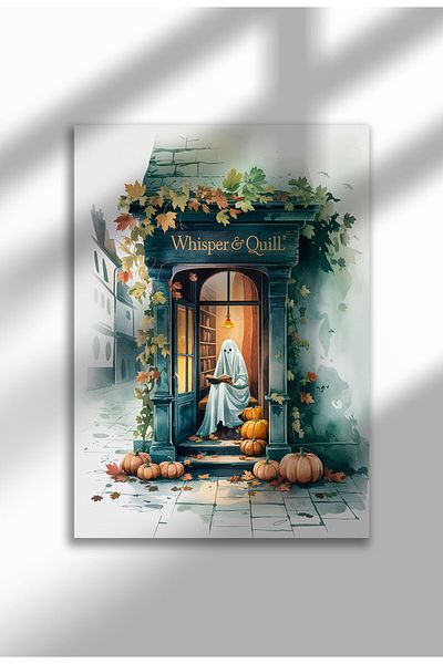 21mxm Artă murală bântuită, decor înfricoșător, reproducere digitală