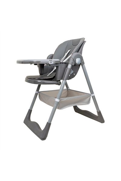 Z-Tools Scaun de masă pentru copii, 12-36 luni, greutate maximă 50 kg, înălțime reglabilă, gri ZTS 9134
