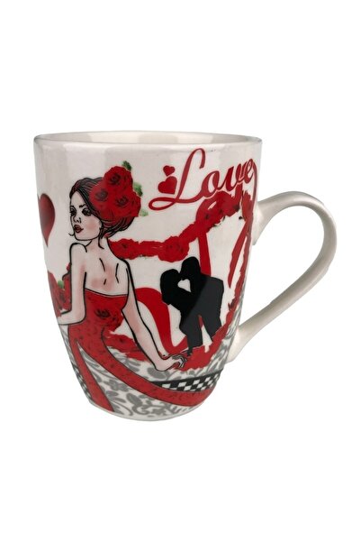 OEM Cana reprezentand silueta femeie, ceramica, 8X10 cm, M1