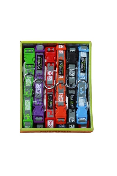 idei Zgardă pentru câini, lungime reglabilă 34-40 cm, lățime 2 cm, diverse culori