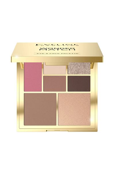 Eveline Cosmetics Paleta Eveline Wonder Match 14g – Fard de pleoape, Blush, Bronzer și Iluminator pentru față și ochi