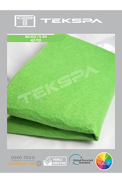 İNCE AÇIK YEŞİL KEÇE 100X100
