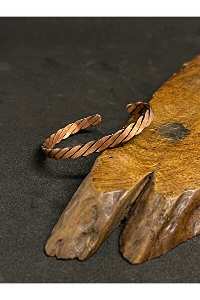 Rupen Kraft سوار نحاسي من النحاس النقي 100% مكون من ورقتين، سوار نحاسي مصنوع ...