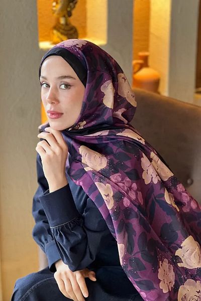 Tesettür Diyarı Verd Model Lina șal