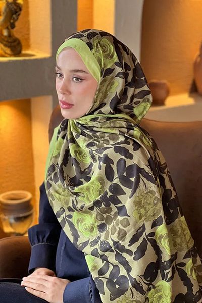 Tesettür Diyarı Verd Model Lina șal