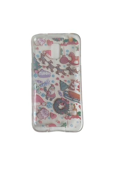 OEM Case compatible with Samsung Galaxy S5 Transparent Silicone Case Christmas, with pebbles, Gifts