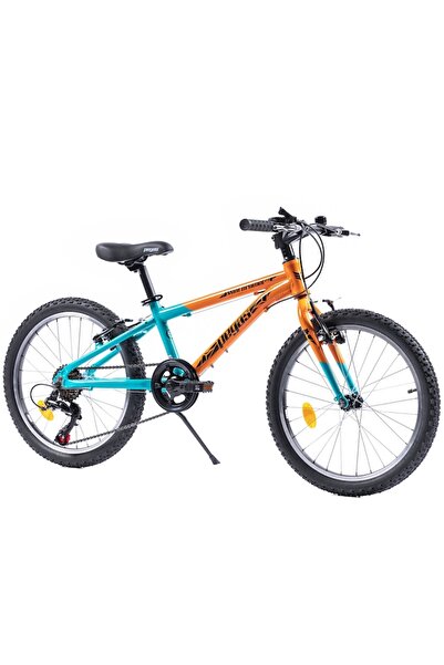 Pegas Bicycle Drumet 20 inch, Orange Turquoise