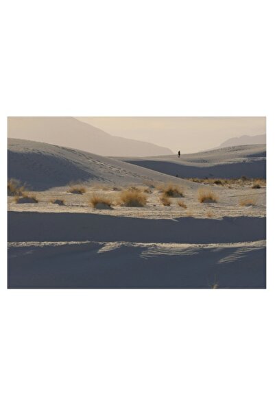 OEM Pictură pe pânză, „Călătorie solitară prin deșertul strălucitor”, Nisip, ...