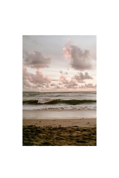 OEM Pictură pe pânză, „Mare și cer la apus”, Nori, Plajă, Calm, Reflecție, 10...