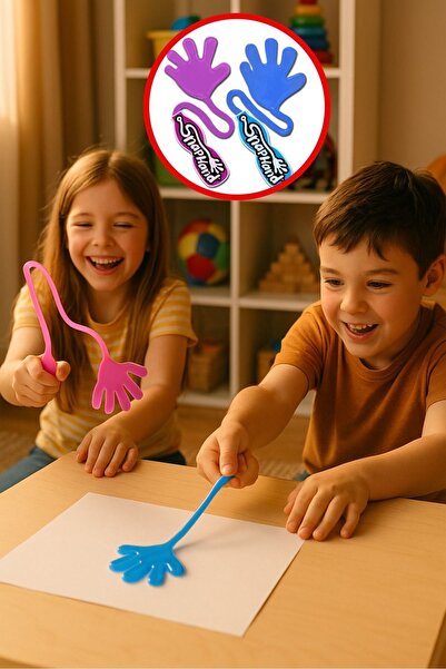 Neler Geldi Neler Ja-ru 2'li Süper Esnek Eğlenceli Yapışkan El Snap Hand El Yapışkalı El Fırlat Yapıştır