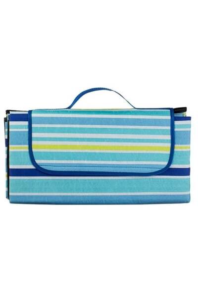 Welora Patura Picnic, 150x150cm, Albastru cu Dungi