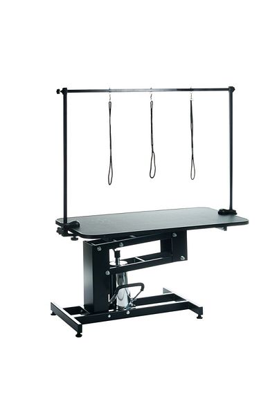 BEAUTY SYSTEM Masă hidraulică pentru îngrijirea animalelor de companie, model XL, 3 lese, 60 x 100 cm