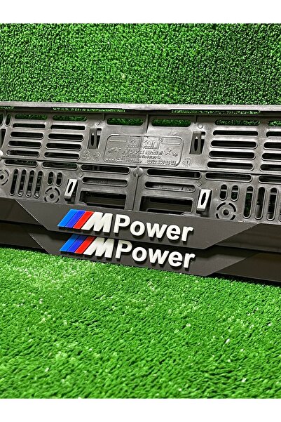 PP Pleksi Otomobil Plakalık Dubai Model BMW M POWER Logolu Plakalık