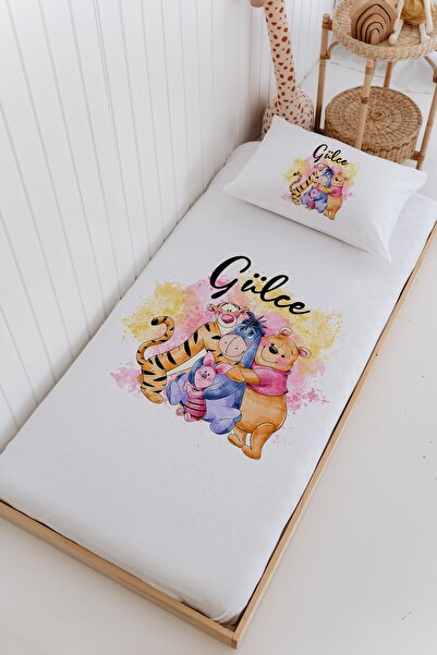 Lilabio İsme Özel %100 Pamuk Bebek Ve Çocuk Tek Kişilik 165 X 225 Cm Pike Tak...