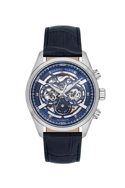 Daniel Klein Dk.1.14016-3 Automatic Mechanism 3 Atm Water Resistant Navy Blue Color Men's Wrist Watch
