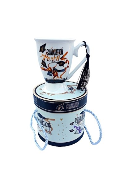 OEM Cană ceramică cu șnur, dedicată absolvenților, ambalată în cutie cadou, 1...