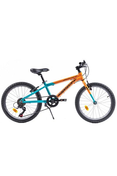 Pegas Tobă de bicicletă 20 inch, portocaliu turcoaz
