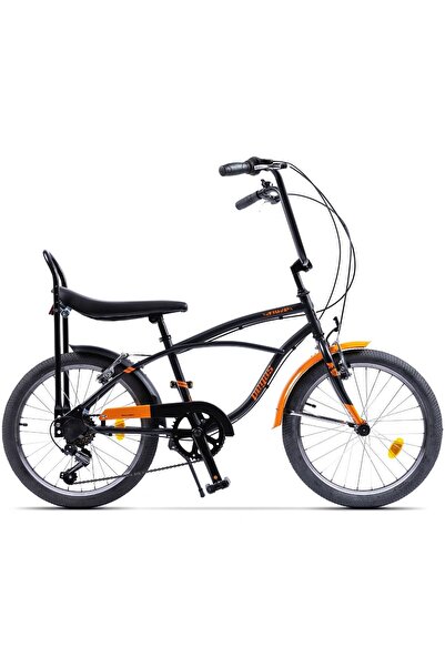 Pegas Mini 7S Road Bike, 20 inch, Black