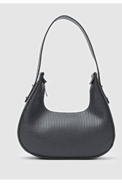 LEVA Koyu antrasit baget çanta