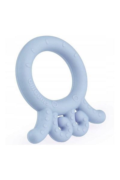 GiliGums Teething ring, Giligums, Octopus, For gum massage, Silicone, BPA free, 3 months+