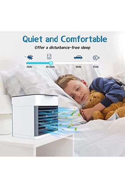 Generic Portable Air Conditioners Fan, USB Personal Mini Air Cooler, Air Conditioner with LED Light, Persona