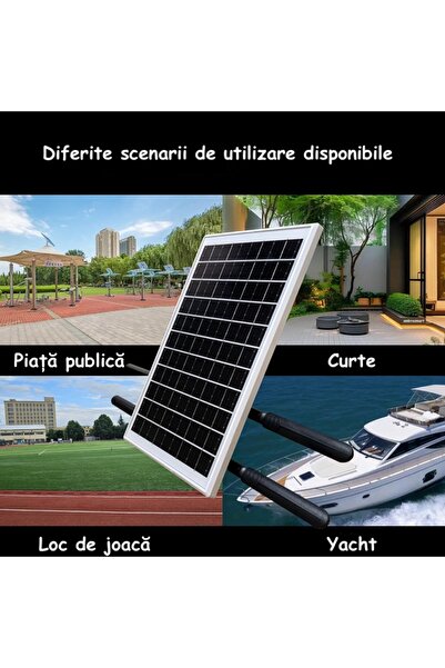 ambrasmart Router Solar 4G WiFi 6, compatibil SIM, baterie 25600mAh, rezistent la apă, alb