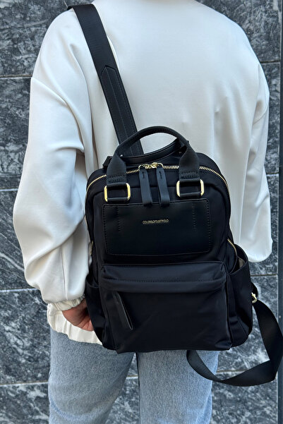 Just Polo JP Imported Satin Fabric Women's Backpack and School Bag