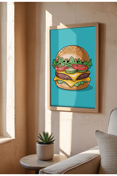 21mxm Pop Art Canvas Print – Quirky Retro Illustration, Vibrant Cartoon-Inspired Wall Decor, Funky Poster