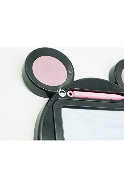 Bibilel Kids Bibilel Magnetic Drawing Board with Stylus - Mouse Shape, 23 x 26.5 cm, Black