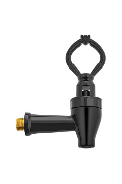 Armağan Çay Kazanı, Çay Otomatı ve Semaver İçin Dıştan Dişli Siyah Plastik Mu...