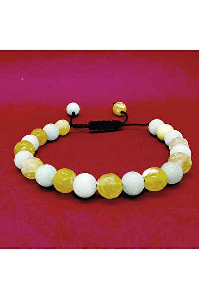 OEM Bratara reglabila in 2 culori din pietre naturale