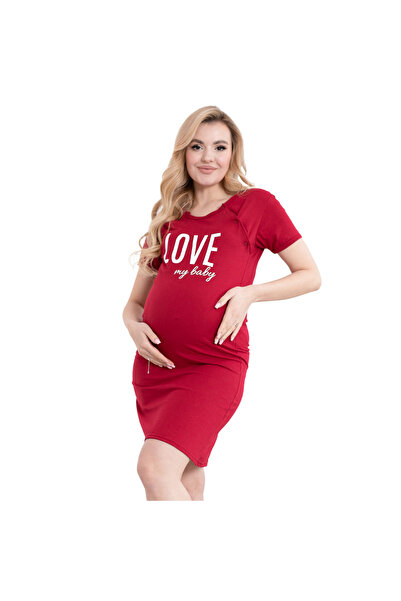 Formommy Πουκάμισο θηλασμού, I love my Baby, Βαμβάκι, Με λοξά κουμπιά, Μέγεθο...