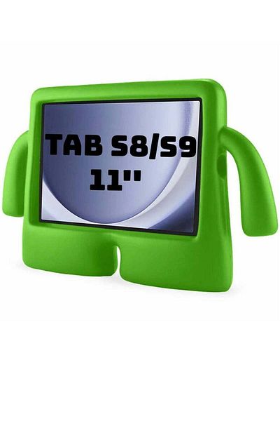HYX حافظة iBuy Kids لجهاز Samsung Galaxy Tab S8/S9 مقاس 11 بوصة، مزودة بحامل واقٍ ومضاد للصدمات وخفيف الوزن