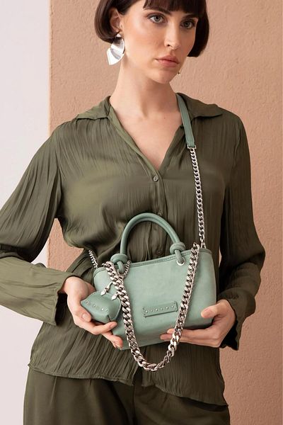 Sisley Women's Hand and Crossbody Bag Sly195 - Green