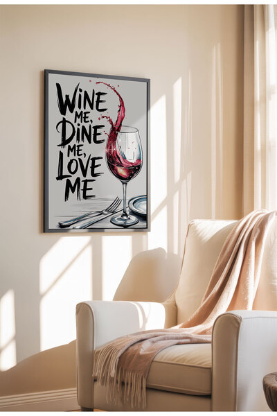 21mxm Artă murală în acuarelă pentru bucătărie – Postere cu citate culinare fanteziste și calde