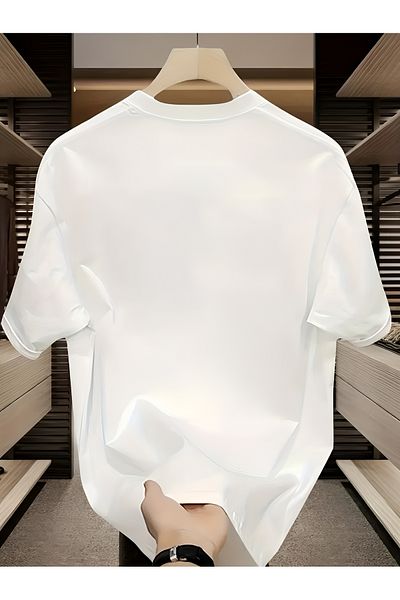 PARUNIV Men's T-shirt, Monaco Yacht Club Rhude, Classic Regular Fit, 100% Cotton, Vegan Approved