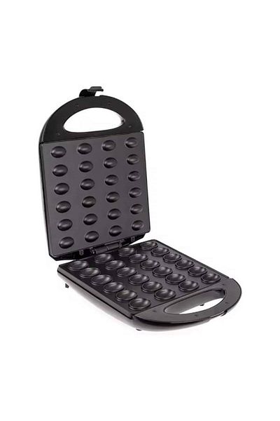 TERRION Electric Walnut Cookie Maker 1400W – 24pcs Nonstick Waffle Bread Machine, Double-Sided Heating