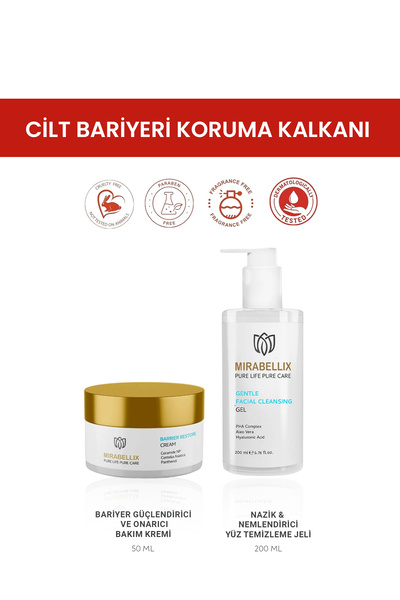 Mirabellix Cilt Bariyeri Koruma Kalkanı (Onarıcı ve Nemlendirici Bakım)