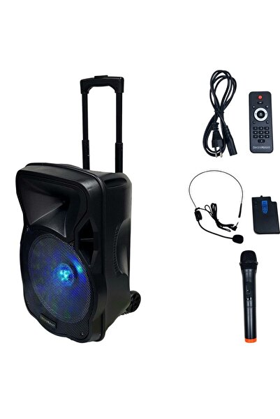 Electromaster eck Electromaster ES-3030 12'' Portatif Taşınabilir Ses Sistemi...